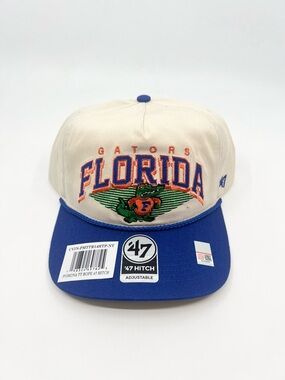 Florida Gators ‘47 Brand Hitch Cream Adjustable Snapback Rope Hat *BRAND NEW*